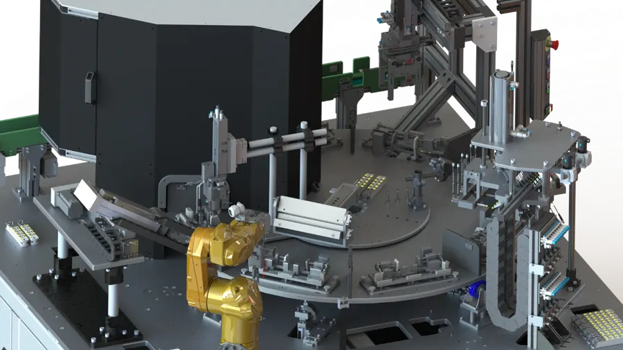 Machines et lignes spéciales de test — réalisation 1