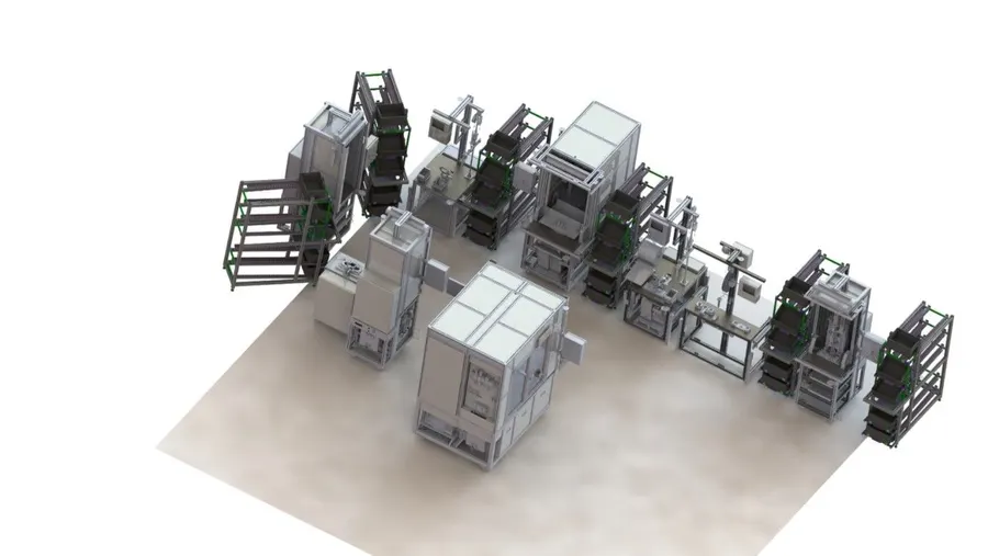 Machine et lignes d'assemblage — réalisation 3